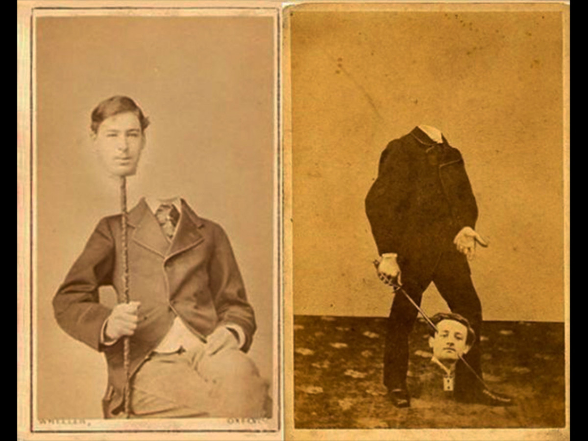 Безголовые портреты викторианской эпохи